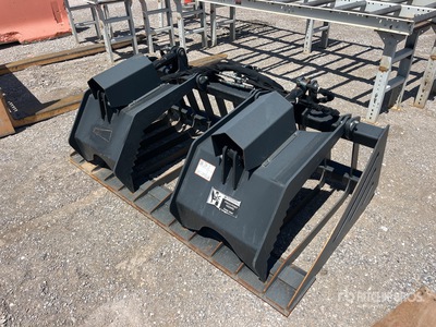 72 in Rock Skid Steer Grapple Bucket