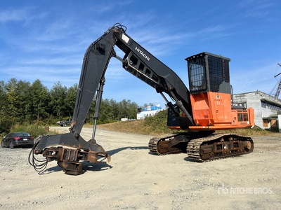 2012 Hitachi ZX370F-3-LL Heel Boom Log Loader