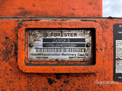 2015 Hitachi ZX370F-3 Roadbuilder Excavadora de Cadenas