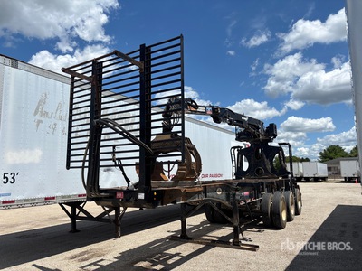 2018 Pitts LT33-L 33 ft 8 in Tri/A Log Trailer