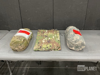 (5) Litefighter Shelter Systems, (4) Tarps & (54) ICS Improved Combat Shelters
