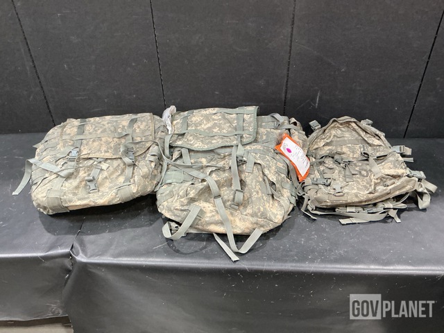 (13) Large Field Pack Sets, (60) Rucksack Packs & Assorted Items