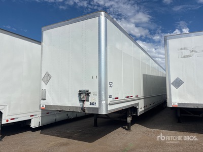 2014 Wabash 53 ft x 102 in T/A Remolque de furgoneta
