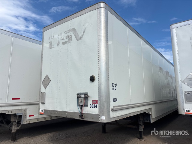 2014 Wabash 53 ft x 102 in T/A Step Deck Van Trailer