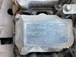 Engine with Emission Label