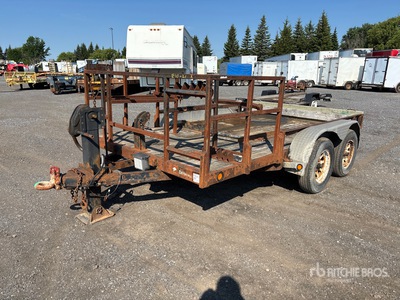 2008 PJ Trailers 12 ft T/A Equipment Trailer