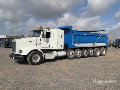 2015 Peterbilt 365 14X4 Simple 18 Five Axle Dump Truck