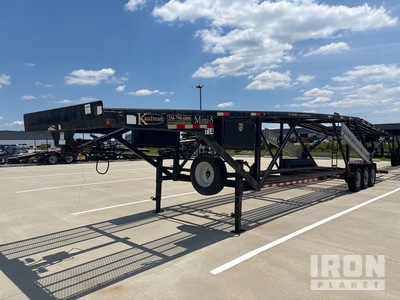 2015 Kaufman Tri/A 5 Car Open Car Carrier Trailer