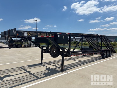 2015 Kaufman Tri/A 5 Car Open Car Carrier Trailer