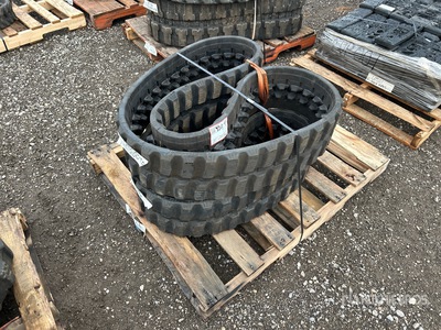 Quantity of (2) 230 x 72 x 56 Rubber Tracks