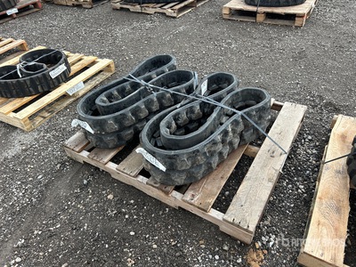 Quantity of (2) 230 x 96 x 35 Rubber Tracks