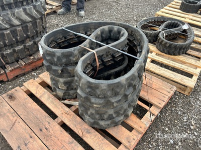Quantity of (2) 230 x 96 x 34 Rubber Tracks