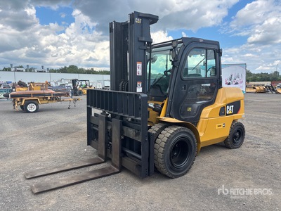 Cat DP55N1 10950 lb Pneumatic Tire Forklift