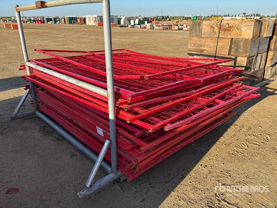 9 ft 6 in x 6 ft Temporary Site Fence