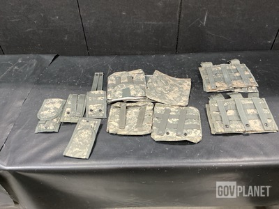 (156) M4 Three Mag Pouches, (117) Universal Side Plate Pouches & Assorted Items