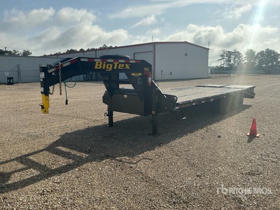2025 Big Tex 22GN-25D5A-MRBK 25 ft T/A Gooseneck مقطورة معدات