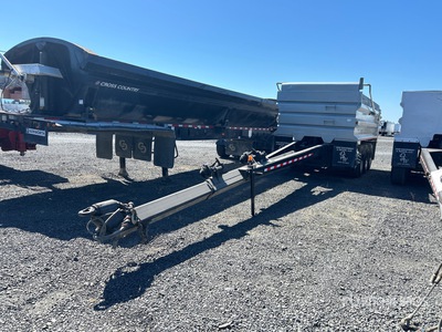 2019 OSW DS46SAL 18 ft Quad/A Remolque volcador con acoplado