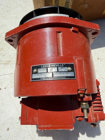 1- 24 volt 65amp Leece Neville Alternato For Military Vehicles (CUCV Ambulance) Ship Dims: 11x9x13 40lbs