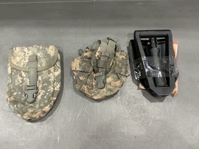 (491) Canteen Pouches, (217) Entrenching Tool Carriers & Assorted Items