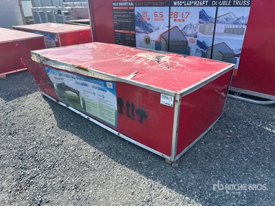 2026 SKLP SK-ZP20 20 ft x 30 ft All-Steel Garage Carport (Unused)