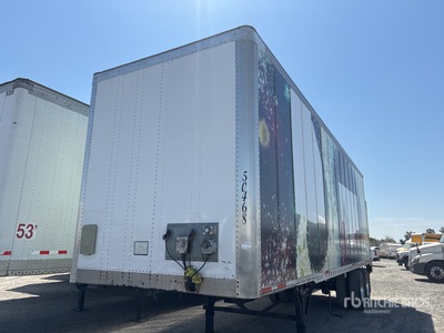 2011 Wabash 32 ft x 102 in T/A Remolque de furgoneta