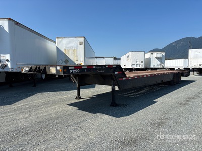 1992 Trail King 46 ft T/A Hydraulic Tail Trailer
