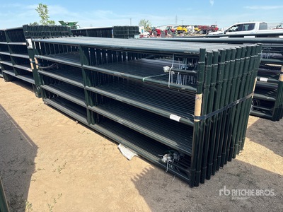 Quantity of (24) 2026 BYT RG12 12 ft Steel Livestock Gate (Unused)