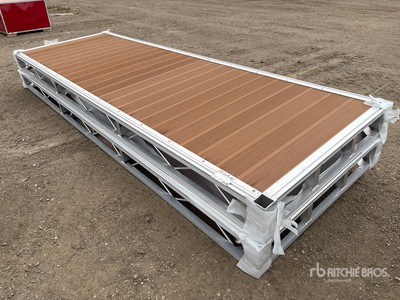 Quantity of (2) 2026 BYT BDF412 4 ft x 12 ft Aluminum Boat Dock Section Kit Divers - Équipement marine (Unused)