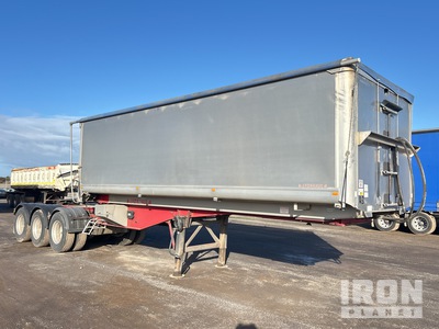 2005 Barry Stoodley 6.7 m Tri/A B-Double Lead Rollback End Dump Trailer