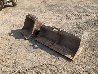 Quantity of (2) Strickland 1500mm & 900mm Cazo para excavadora