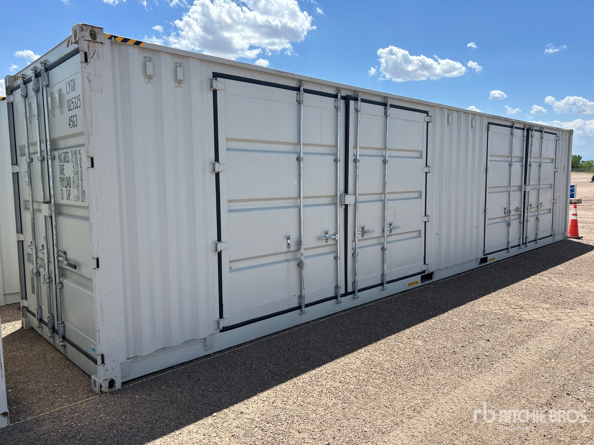 2025 40 ft High Cube Multi-Door Storage Container