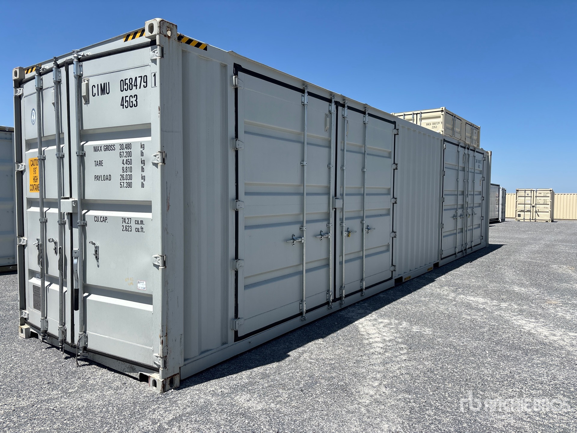 2026 40 ft High Cube Multi-Door Storage Container