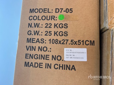 2026 Dirtbike 50R-D705 Motocross Bike (Unused)