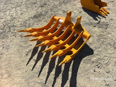 2026 GIYI 32 in Fit to cat 305 teeth Baggerrechen (Unused)