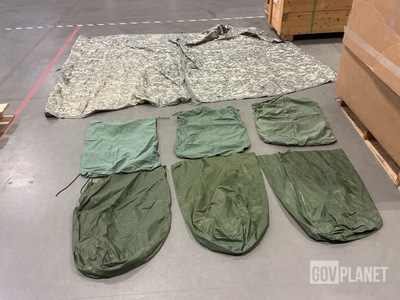 (36) Clothing Bags, (41) Wet Weather Poncho Liners & Assorted Items