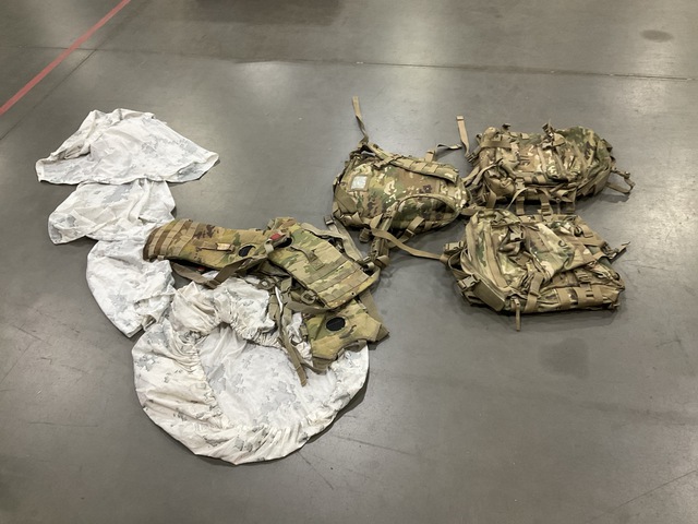 (69) Hydration Carriers, (46) Field Pack Covers & (3) Field Packs (69) Hydration Carriers, (46) Field Pack Covers & (3) Field Packs