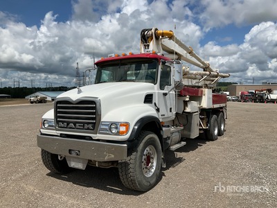 Schwing KVM 28/24-125 on 2005 Mack CV713 6x4 Granite Concrete Pump Truck