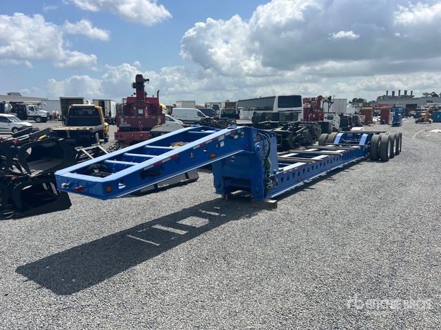 2007 Trail King TK80HDG-513 40 ton Tri/A Beam Removable Gooseneck Lowboy Trailer