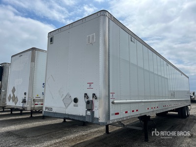 2015 Vanguard 53 ft x 102 in T/A Van Trailer