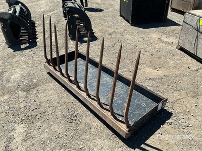 70 in Skid Steer Hay Fourches pour Skid Steer