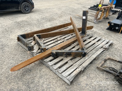 Quantity of (4) Wheel Loader Forks