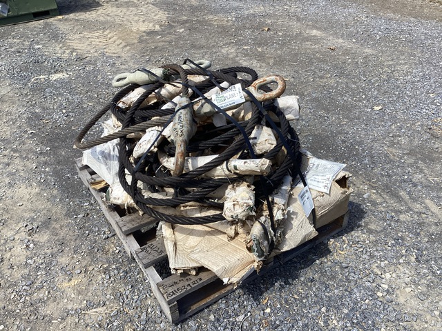 (17) Platt & Son 7360553 Single Leg Wire Rope Assemblies