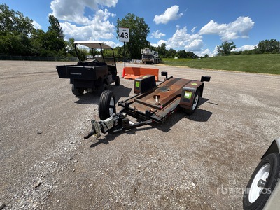 2018 MMDI 4300 lb 10 ft S/A Apparatuur aanhangwagen