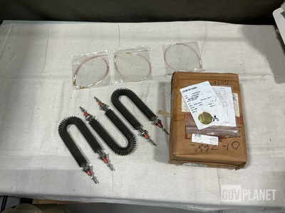 (11) Electrical Heating Elements, (1) Power Supply & Assorted Items