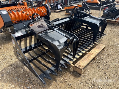 2026 ARTEER RGB-84W 84 in Rock Skid Steer Grapple Bucket (Unused)