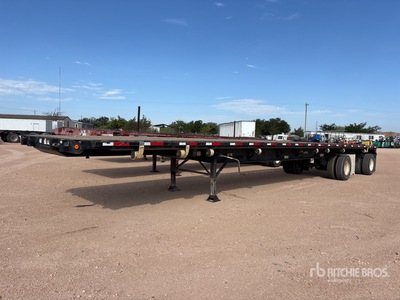 2009 Direct 48 ft T/A Spread Axle Remolque caja abierta