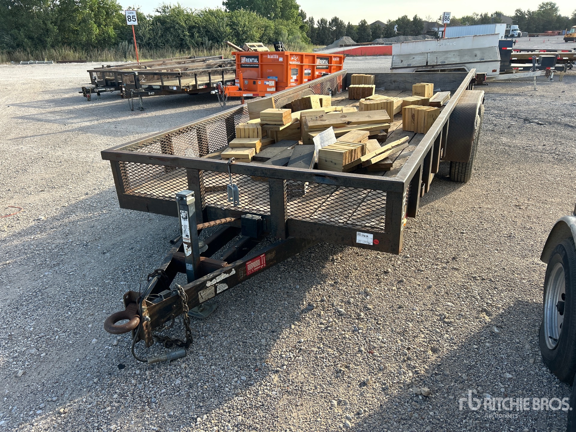 18 ft T/A Utility Trailer