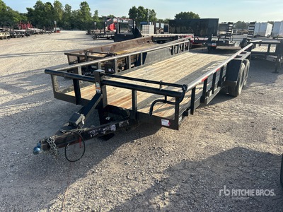 2010 Texas Bragg 20 ft T/A Trailer utilitario