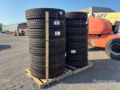 Quantity of (16) 11R22.5 Megamile ATD Tyres
