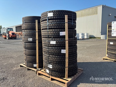 Quantity of (16) 11R22.5 Megamile ATD Tyres